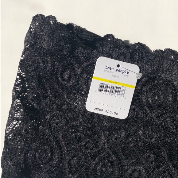 NEW Free People Seamless Lace Reversible Bandeau - Picture 5 of 8